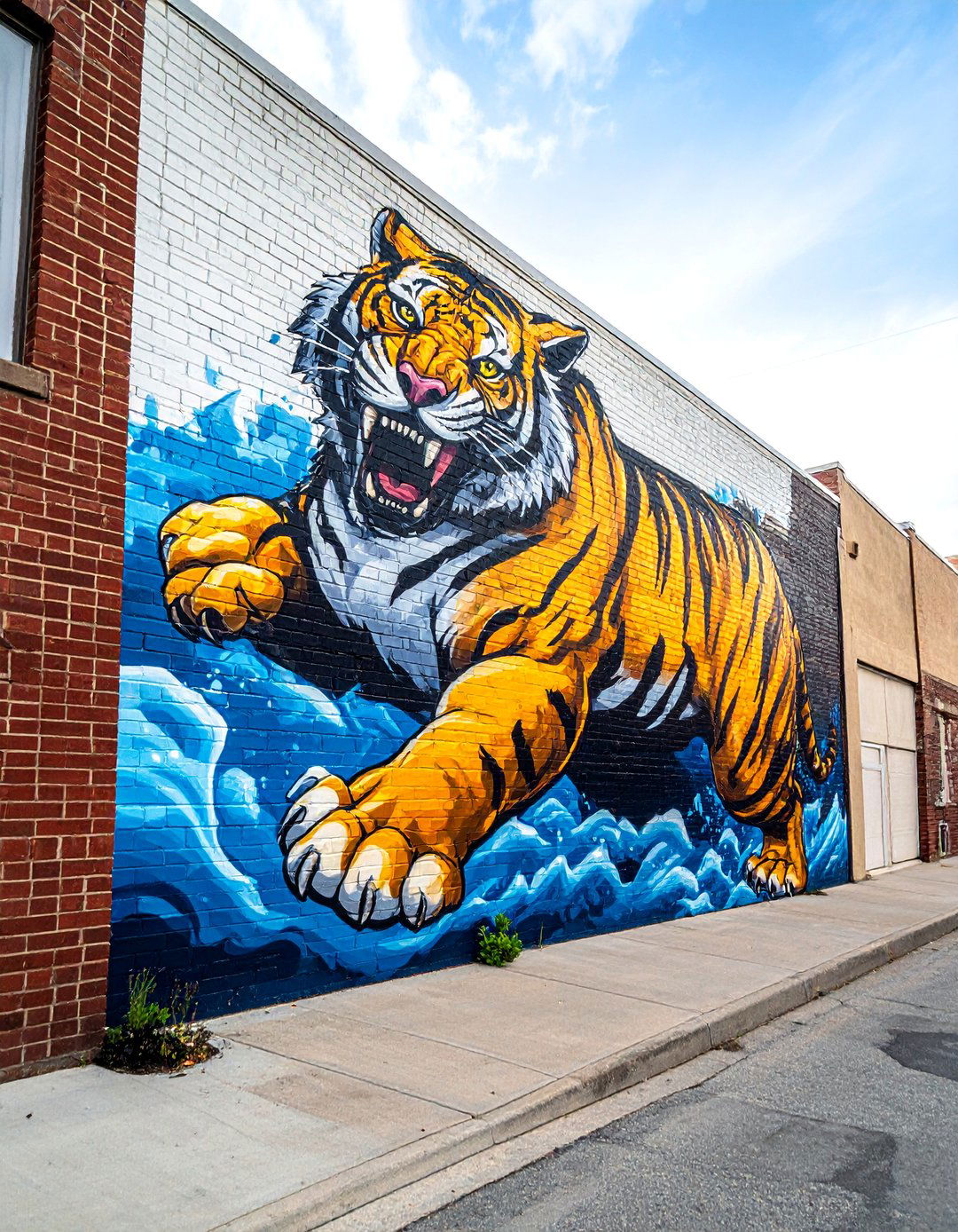 Local High School Mascot Small Town Mural - 20 Small Town Murals to Brighten Up Your Community