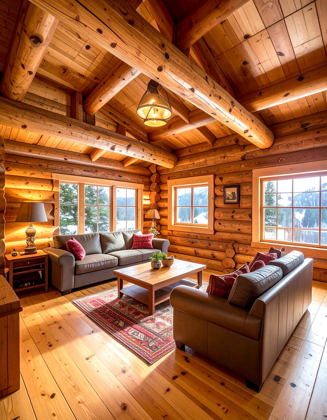 Log Cabin Interiors - 25 Wooden Interior Design Ideas for a Rustic Charm