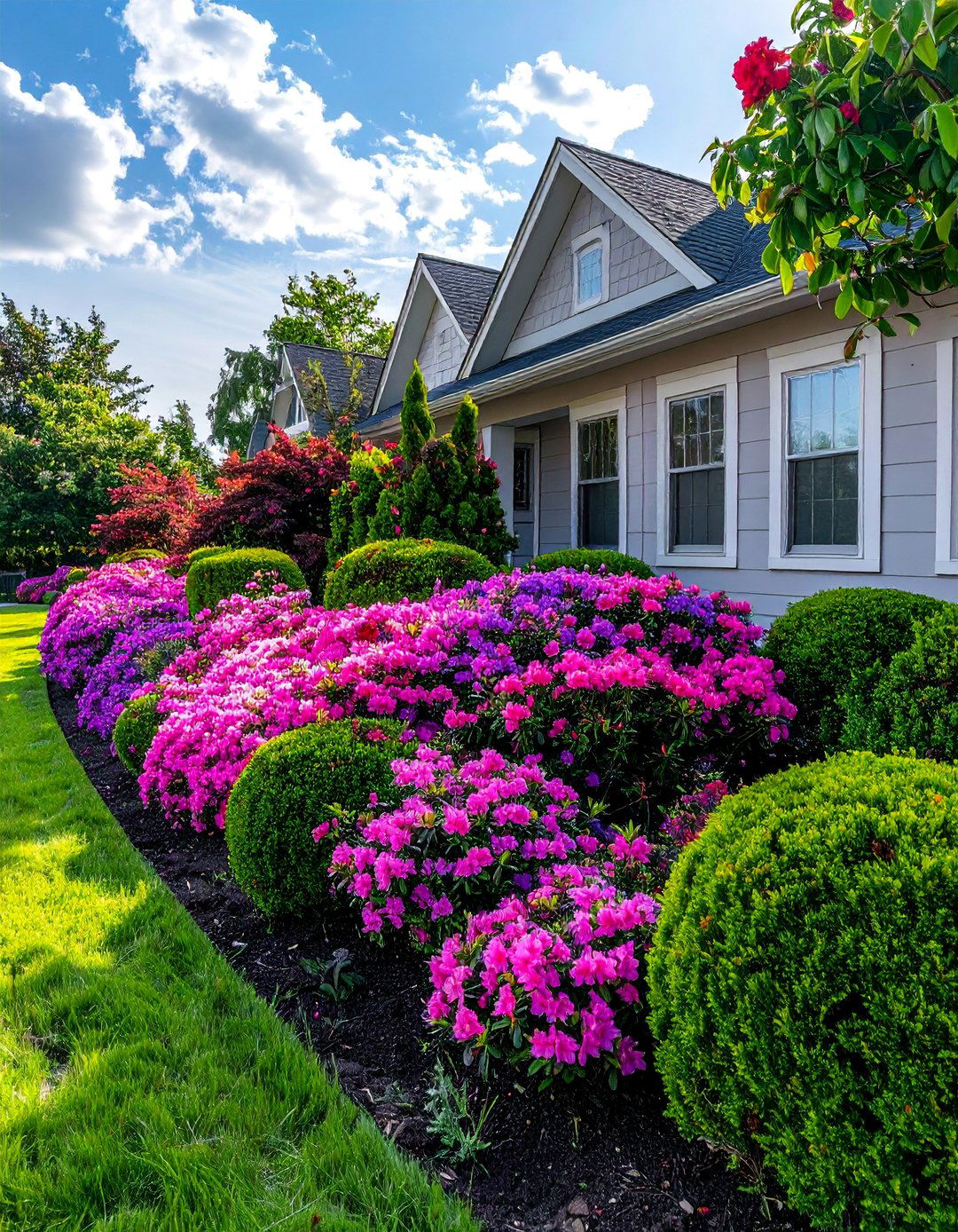Low Growing Boxwood Shrubs for Garden Bed Edging - 20 Front Yard Boxwood Shrubs for Elegant Landscaping