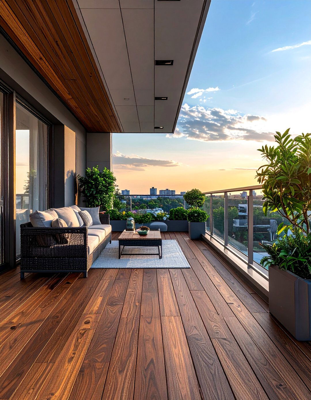 Low Maintenance Composite Decking for Balconies - 25 Balcony Flooring Ideas to Enhance Your Outdoor Space