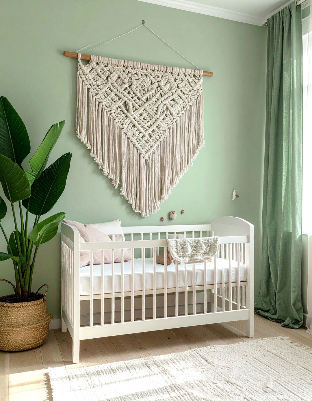 Macrame Wall Hangings for a Textured Boho Nursery - 30 Boho Nursery Ideas for a Cozy and Stylish Space