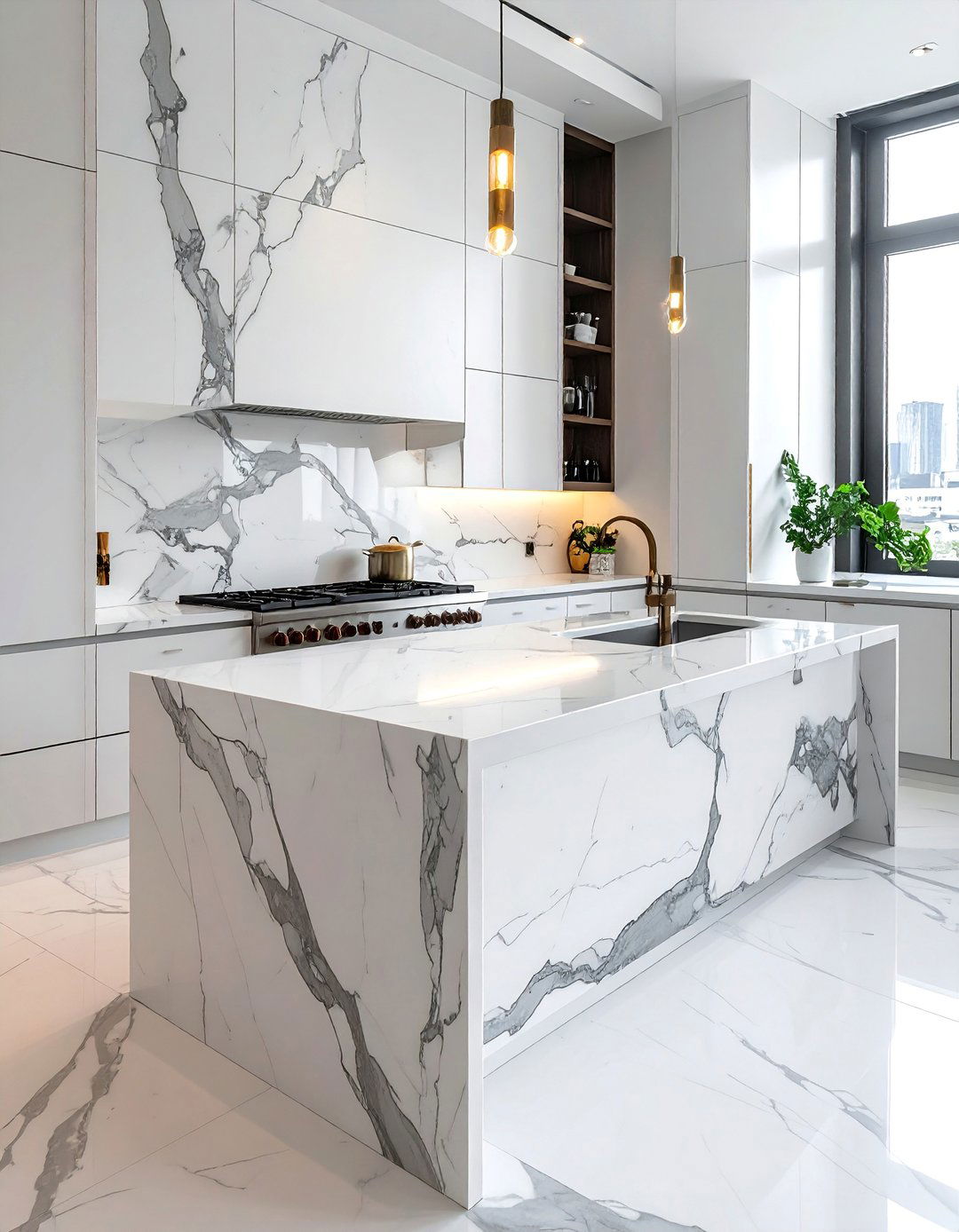 Marble Slab Kitchen Stove Alcove - 20 Kitchen Stove Alcove Ideas for a Cozy Cooking Nook