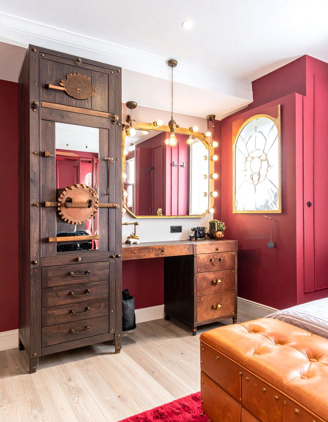 Mechanical Bedroom Dressing Area - 25 Unique Steampunk Interior Design Ideas for Your Home