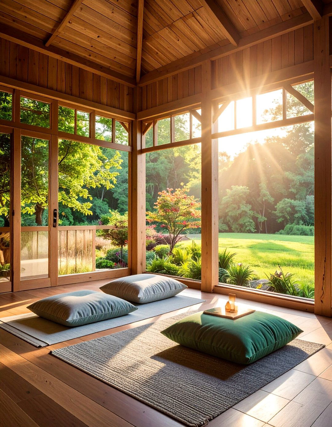 Meditation and Yoga Studio - 25 Enclosed Porch Ideas for Year-Round Enjoyment
