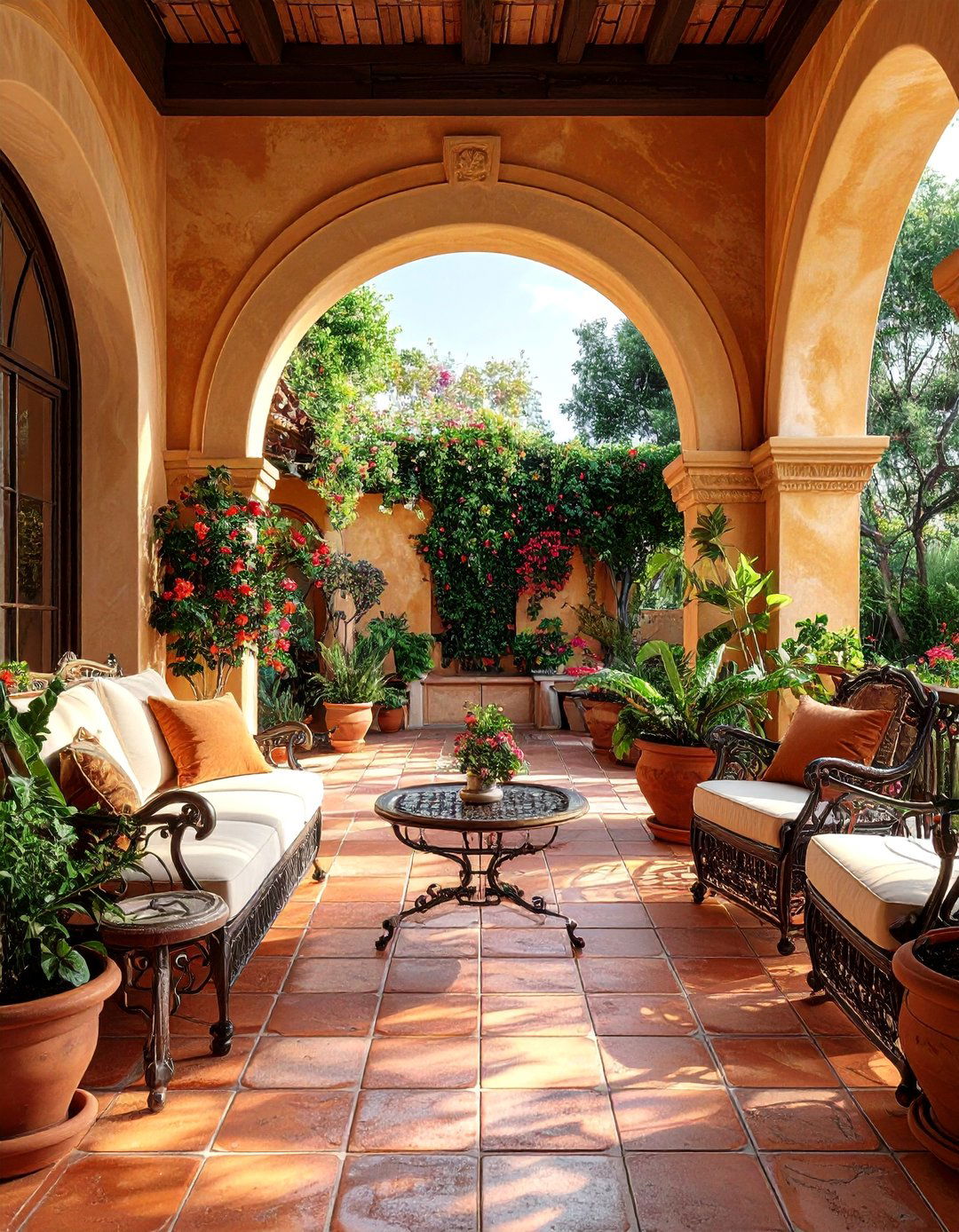Mediterranean Fireplace Sunrooms - 30 Sunrooms With Fireplaces for Cozy Living