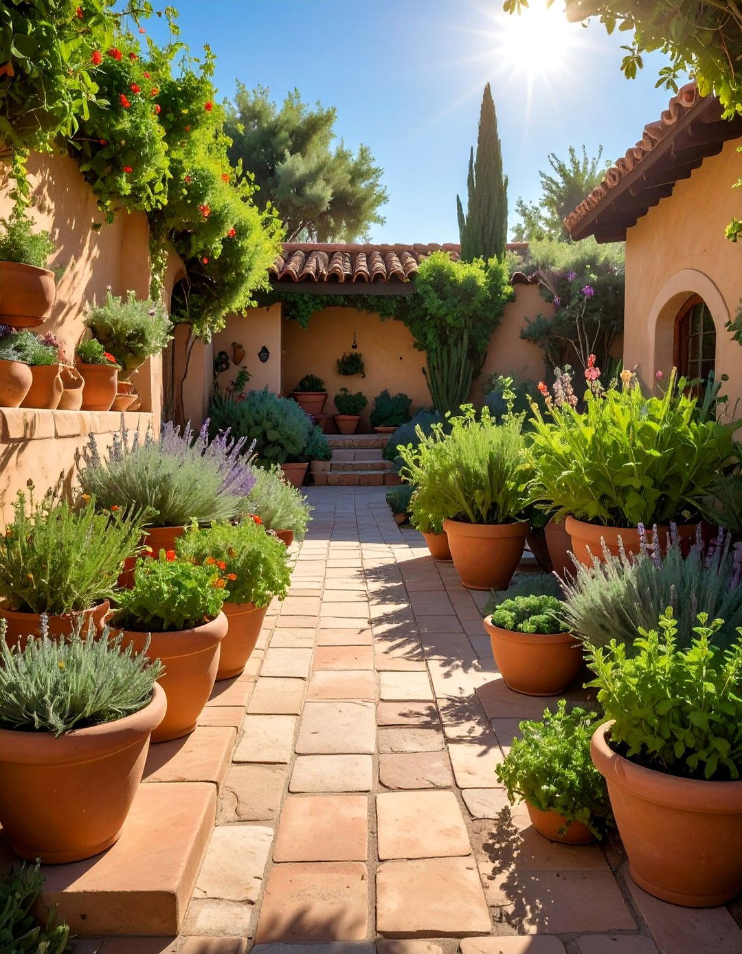 Mediterranean Herb Gardens - 40 Beautiful Gardens to Inspire Your Outdoor Space