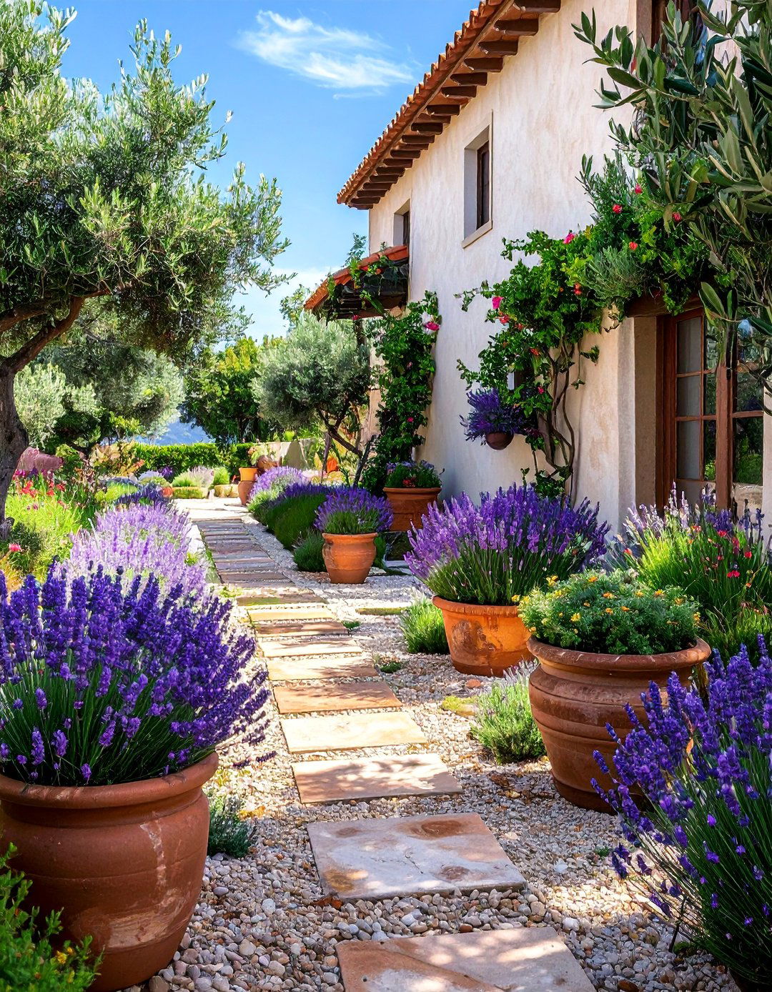Mediterranean Style Gardens - 40 Small Backyard Ideas to Transform Your Outdoor Space