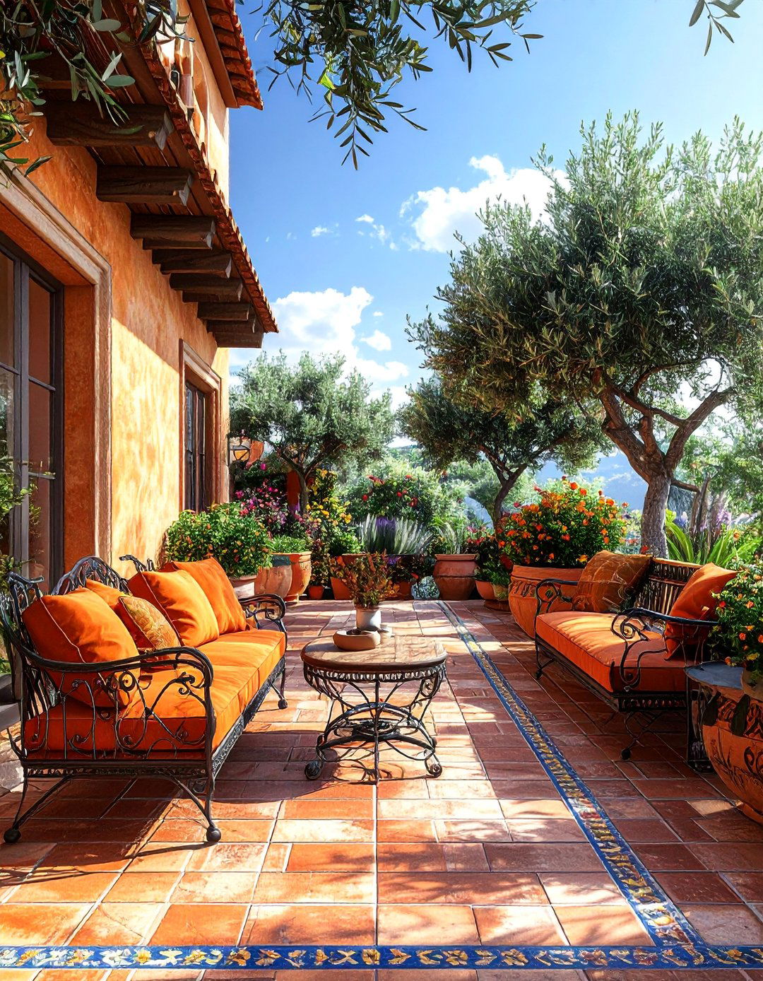 Mediterranean Terra Cotta Haven - 40 Patio Decor Ideas to Refresh Your Outdoor Space