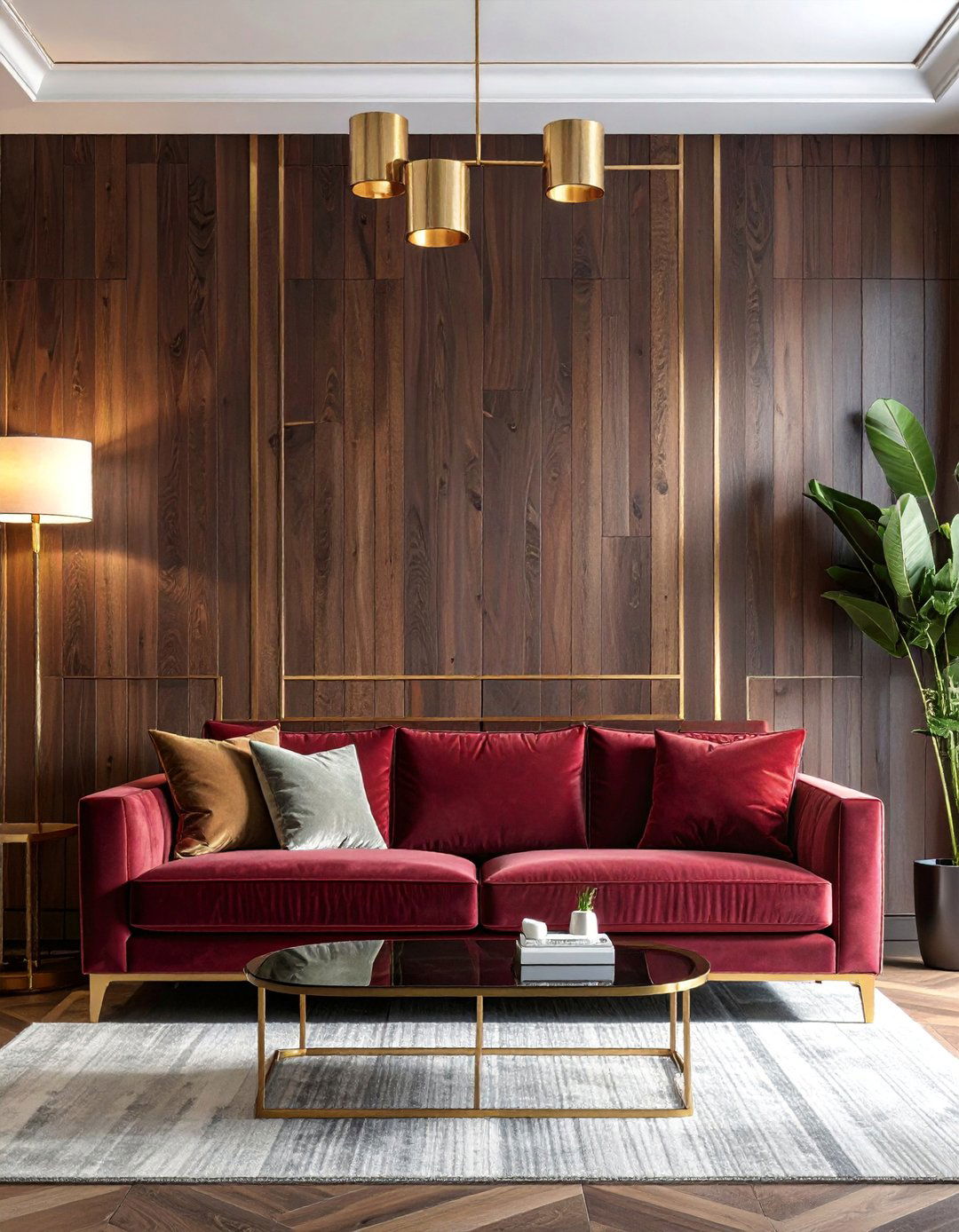 Metal Inlay Shiplap Accent Wall - 40 Shiplap Accent Wall Ideas for Modern Home Decor