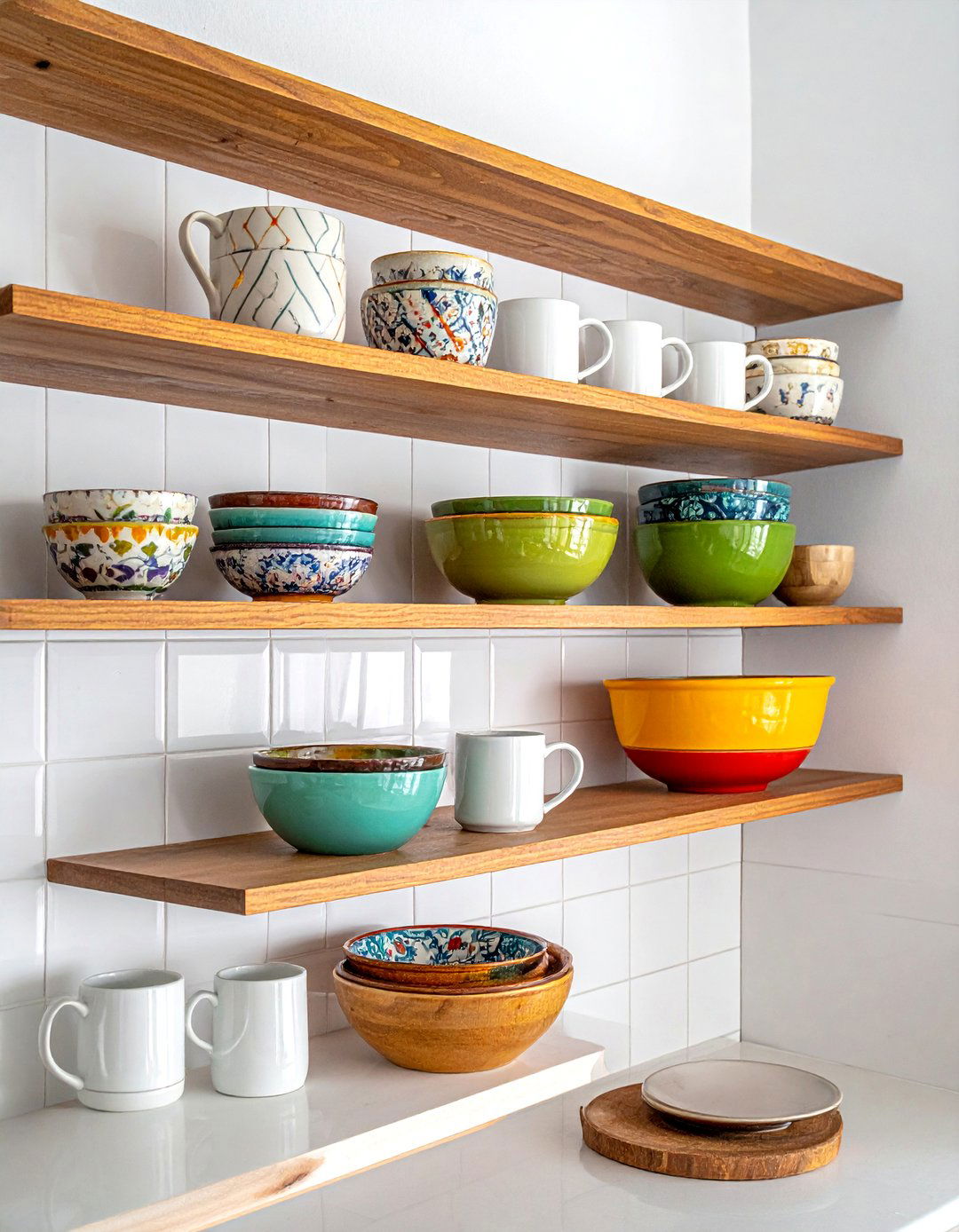 Mid century Modern Kitchen Open Shelving - 40 Mid-century Modern Kitchen Ideas for a Retro Vibe