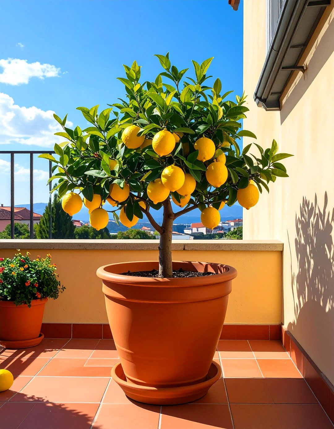 Miniature Fruit Tree Balcony Garden - 40 Creative Balcony Garden Ideas for Small Spaces
