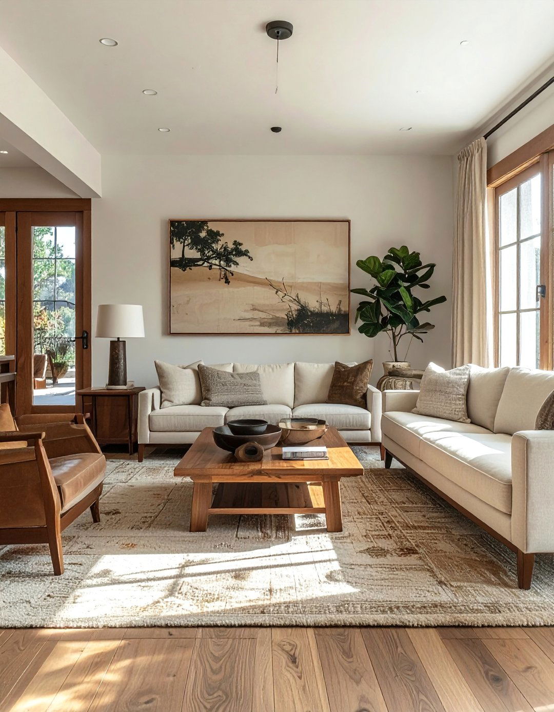 Minimalist Approach to Craftsman Design - 30 Craftsman Living Room Ideas for a Timeless Look