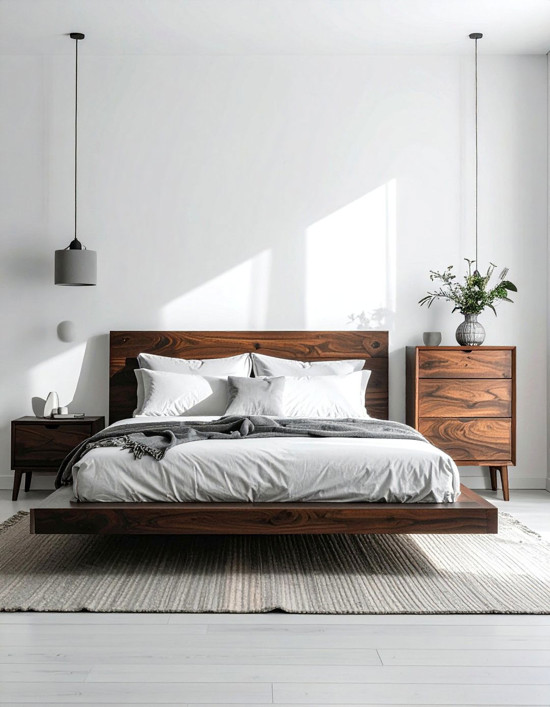 Minimalist Dark Wood Bedroom Design - 20 Dark Wood Bedroom Ideas for a Cozy Retreat