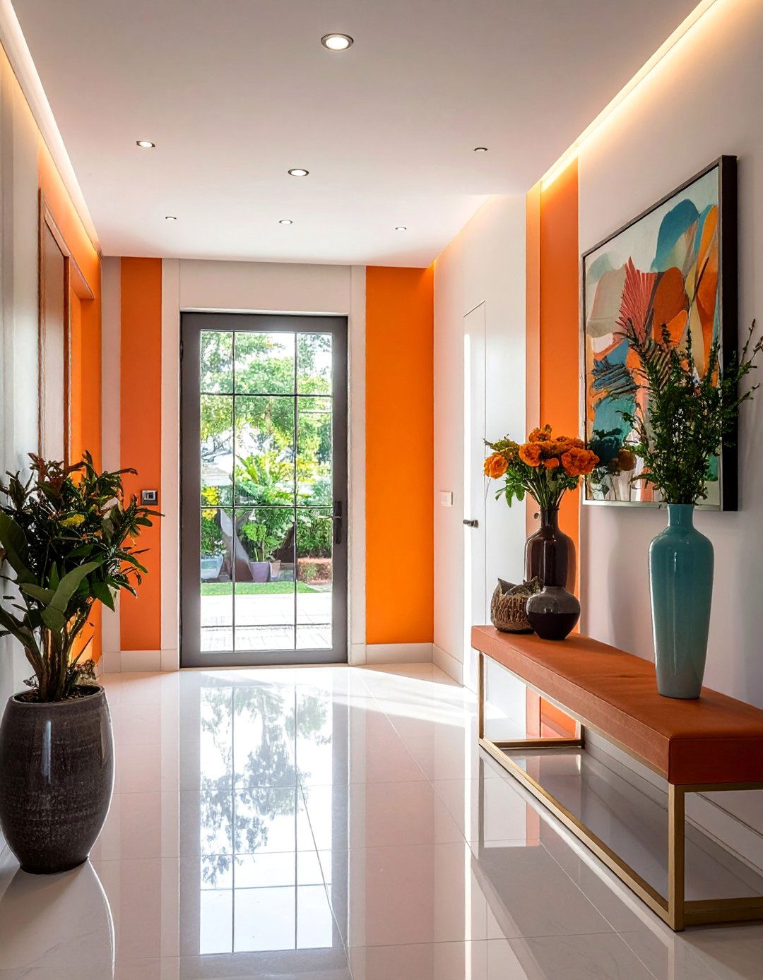 Minimalist Frameless Design - 40 Small Entryway Ideas for Stylish First Impressions