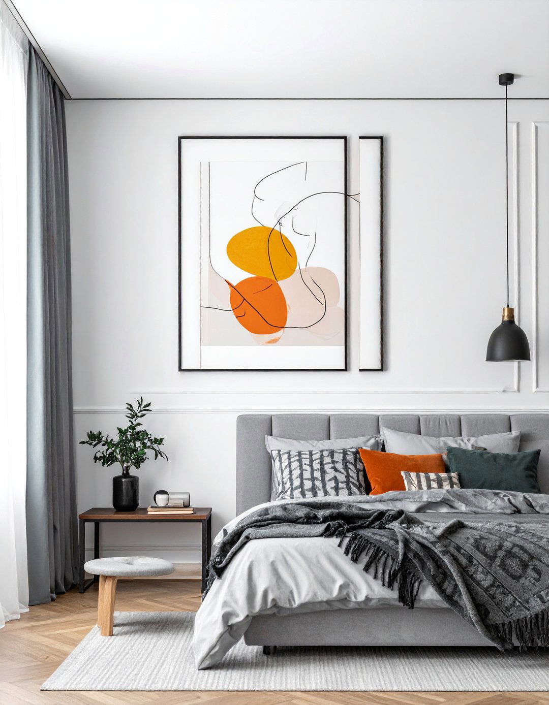 Minimalist Line Art Series - 40 Wall Decor Ideas to Transform Any Room