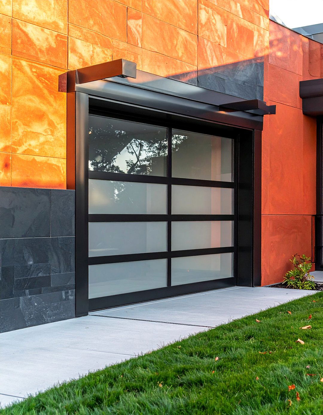 Minimalist Metal Garage Door Trim - 20 Exterior Garage Door Trim Ideas to Enhance Curb Appeal