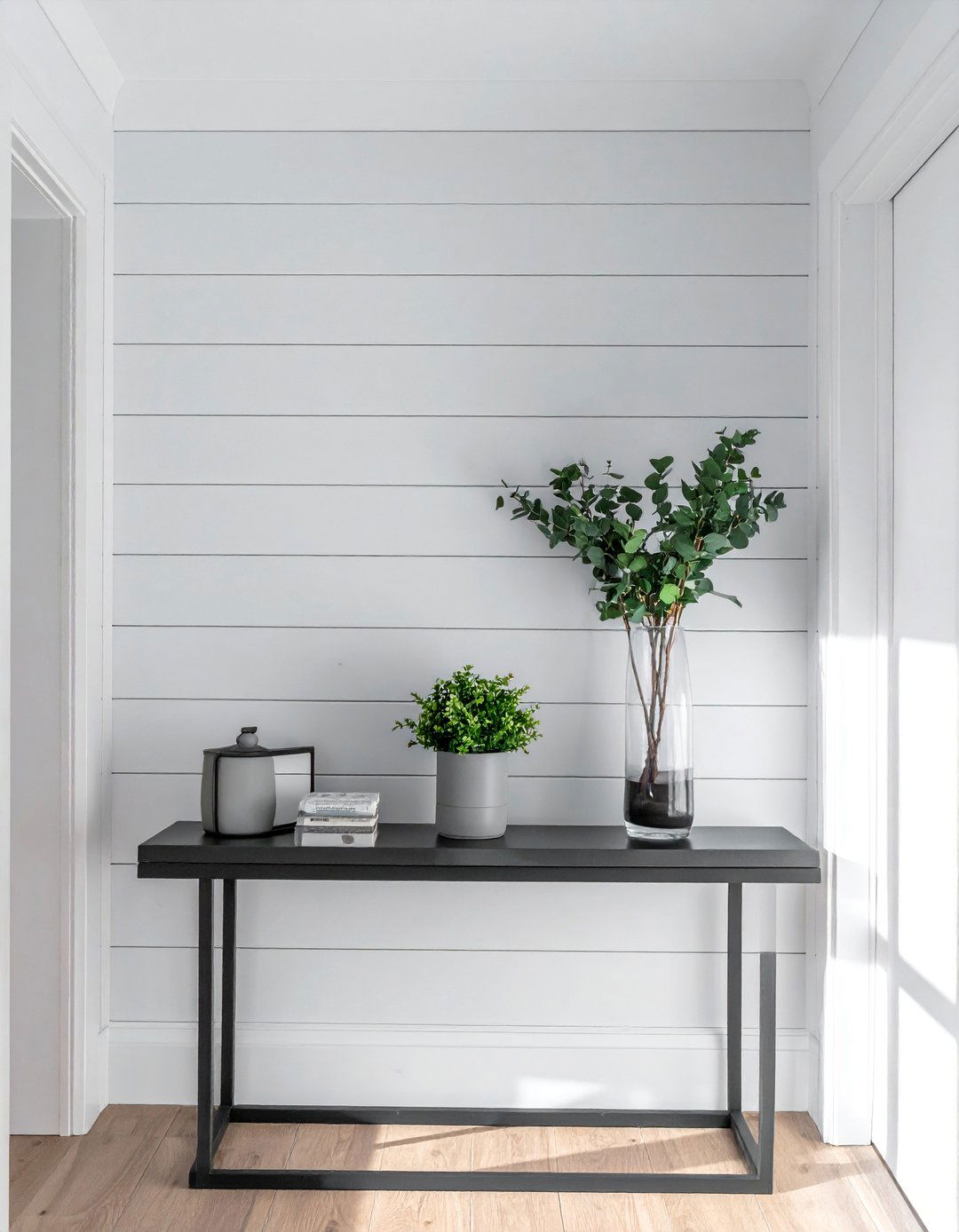 Minimalist Shiplap with No Gap - 40 Shiplap Accent Wall Ideas for Modern Home Decor