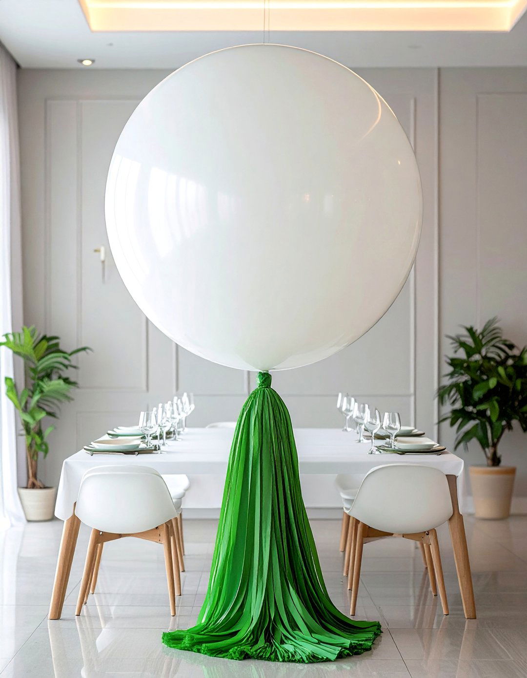 Minimalist Single Balloon Centerpiece - 25 Balloon Centerpiece Ideas for Any Celebration