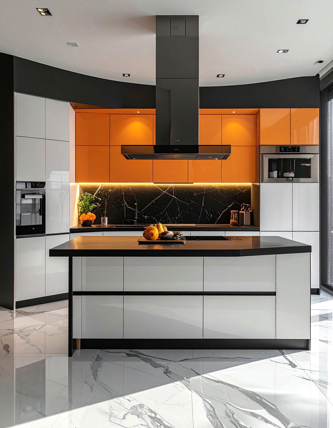 40 White Kitchen Ideas with Black Countertops