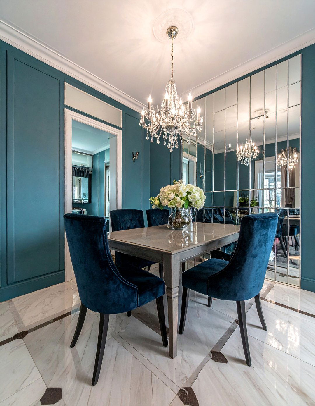 Mirrored Accent Wall - 25 Accent Wall Ideas to Transform Your Home Decor