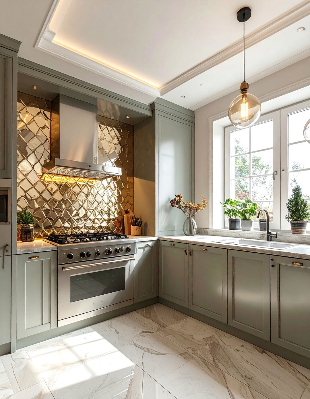 Mirrored Backsplash Kitchen Stove Alcove - 20 Kitchen Stove Alcove Ideas for a Cozy Cooking Nook