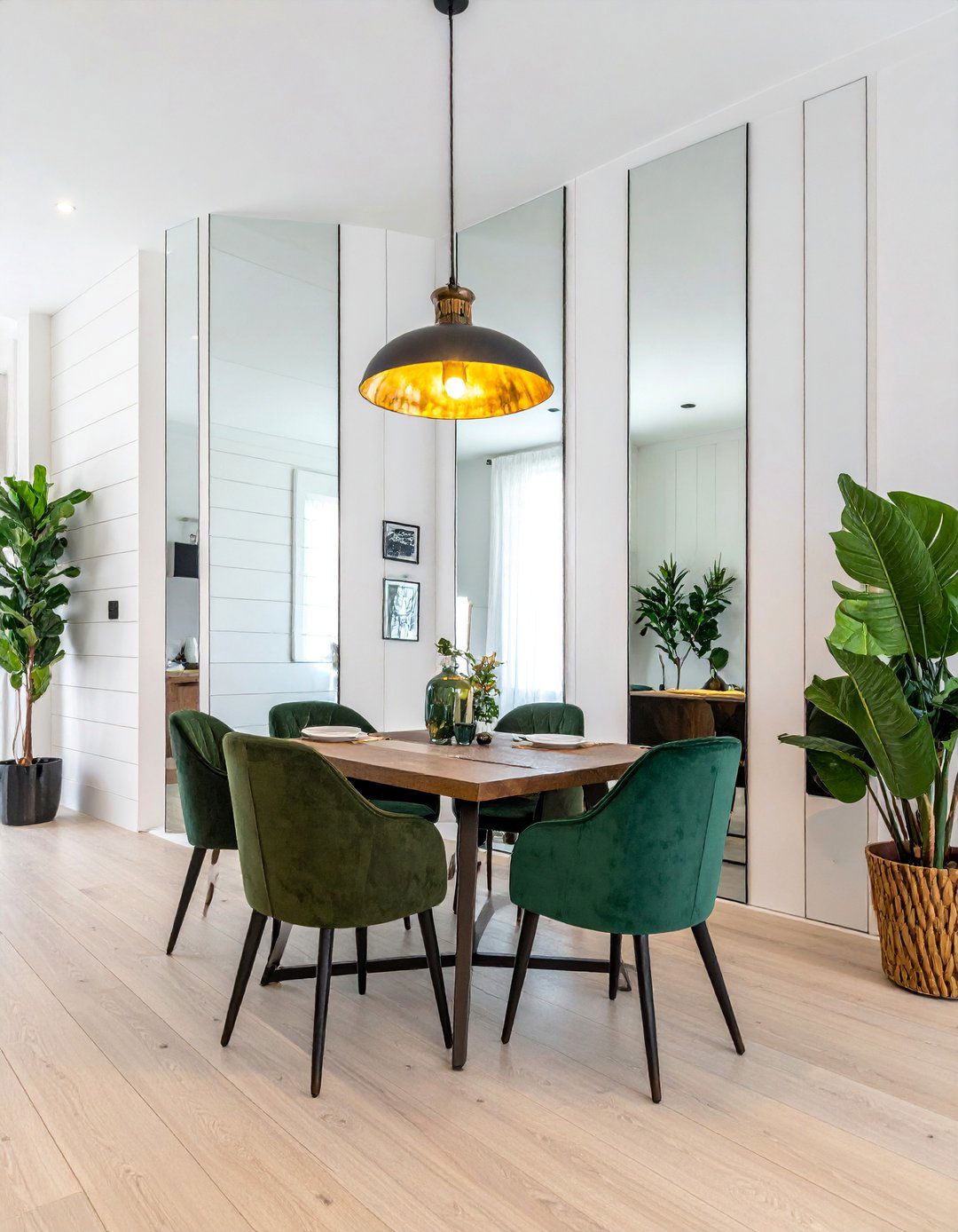 Mirrored Shiplap Accent Wall - 40 Shiplap Accent Wall Ideas for Modern Home Decor