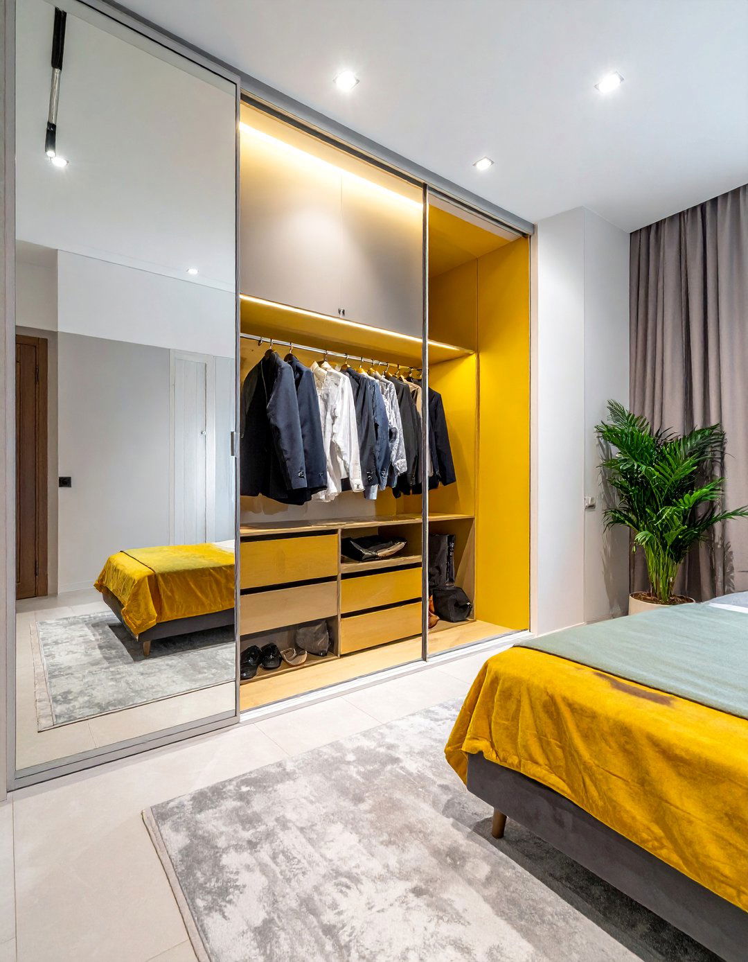 Mirrored Wardrobe Sliding Doors - 15 Stunning Bedroom Mirror Ideas for a Cozy Space