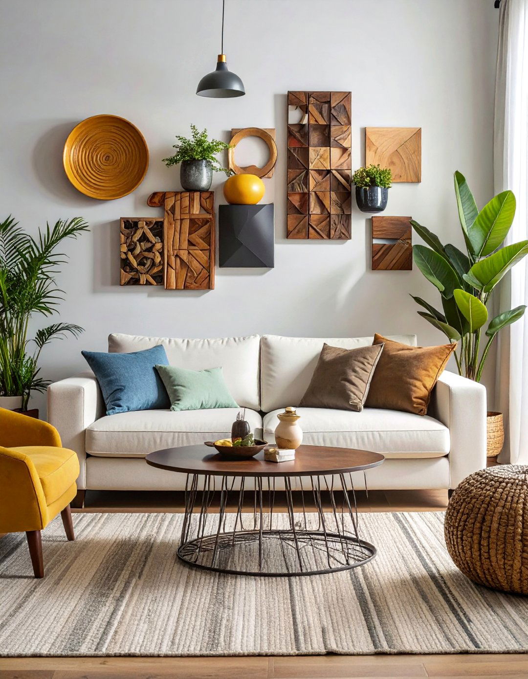 Mixed Media Texture Wall - 40 Wall Decor Ideas to Transform Any Room
