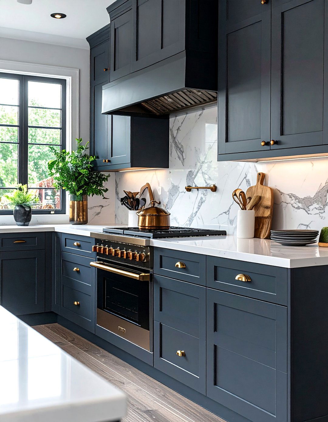 Mixed Metal Hardware - 40 Kitchen Cabinet Hardware Ideas to Elevate Your Design