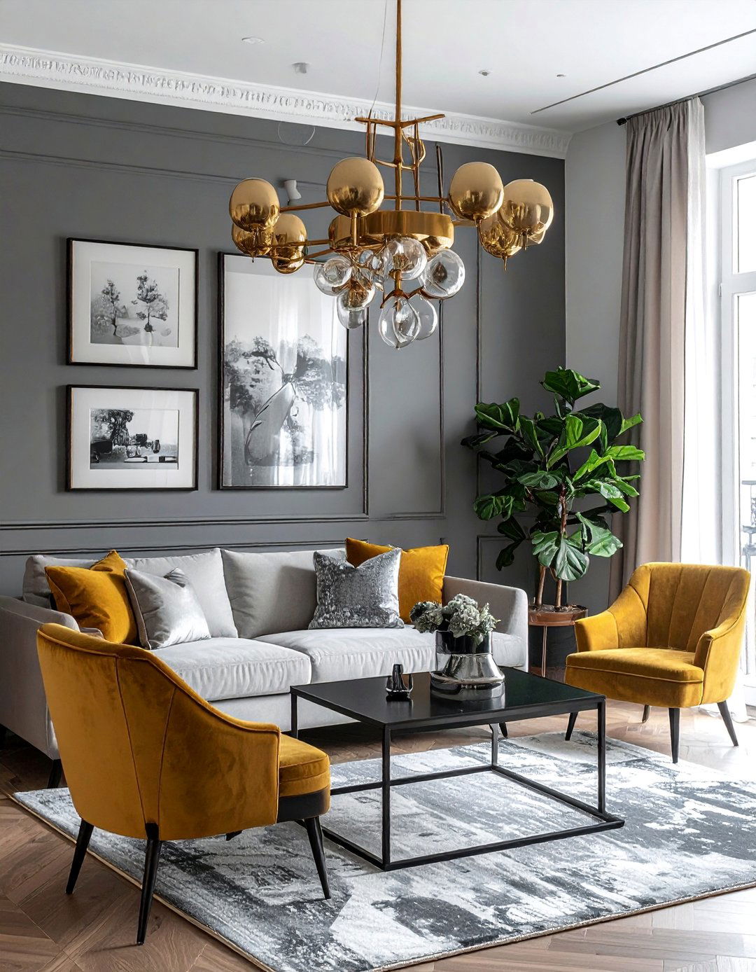 Mixing Different Metallic Finishes for a Curated Sheen - 25 Eclectic Interior Design Ideas for Unique Spaces