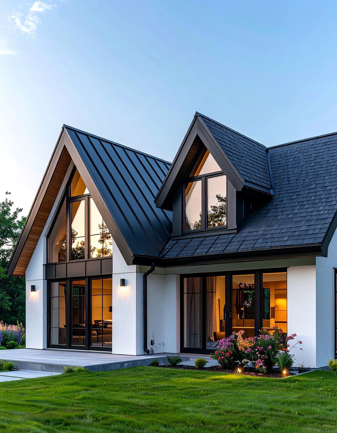 Modern Cottage House Exterior with Dormer Windows - 25 Modern Cottage House Exterior Ideas for Charm
