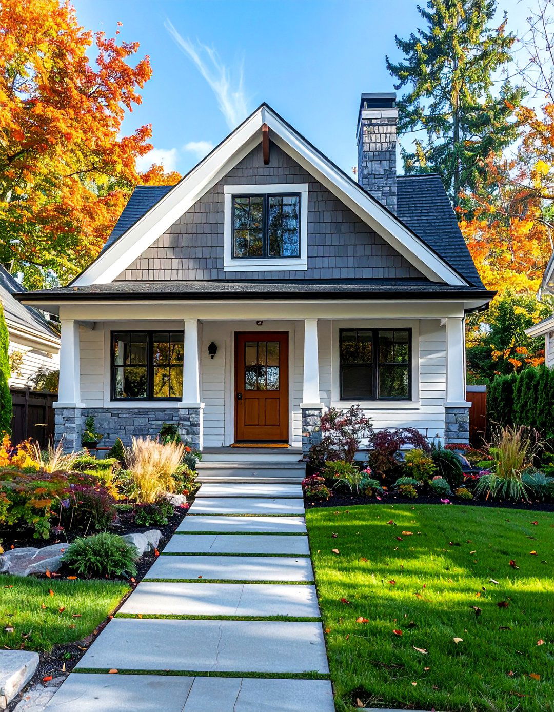 Modern Cottage House Exterior with Mixed Siding Materials - 25 Modern Cottage House Exterior Ideas for Charm