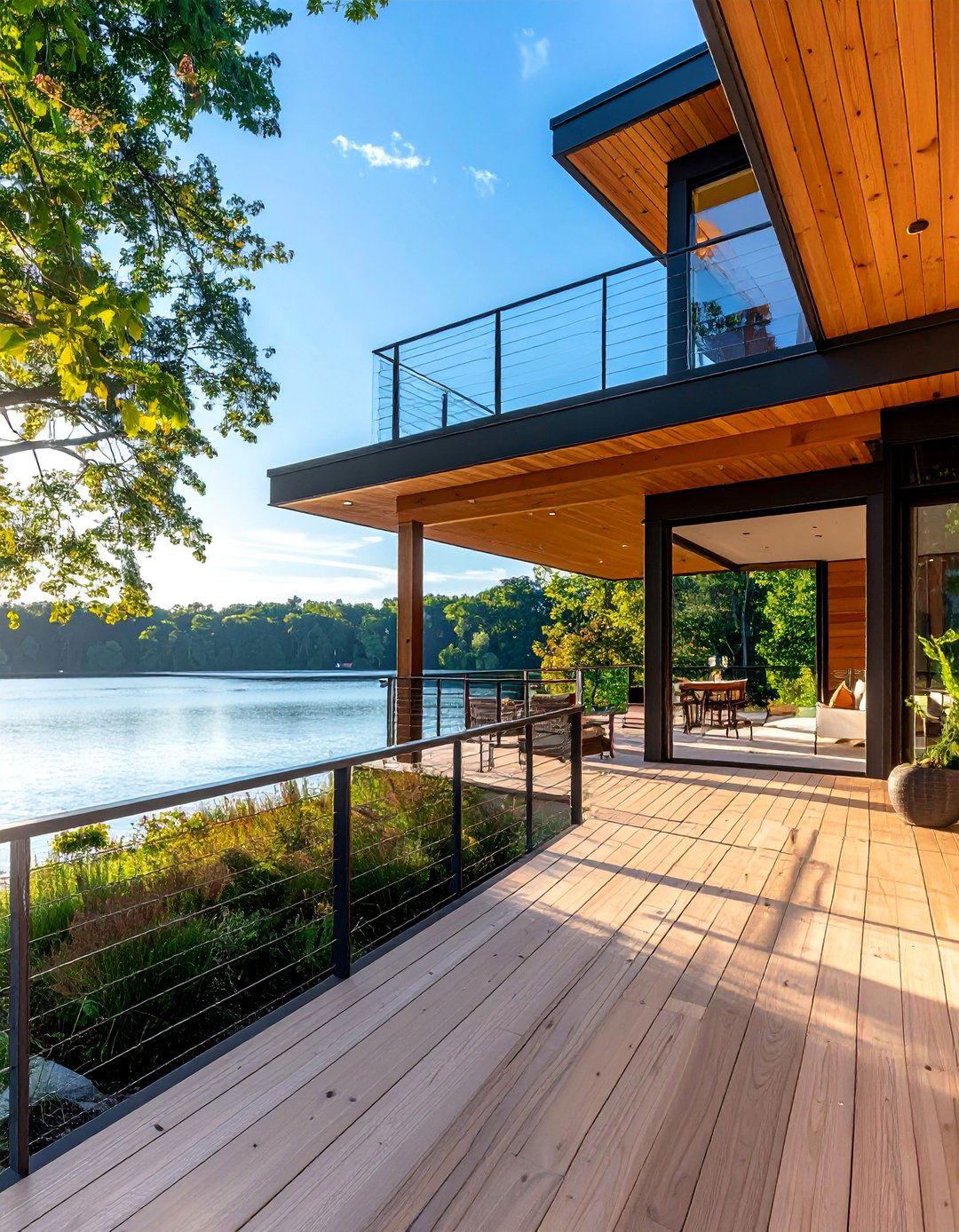 Modern Cottage House Exterior with a Wraparound Porch - 25 Modern Cottage House Exterior Ideas for Charm