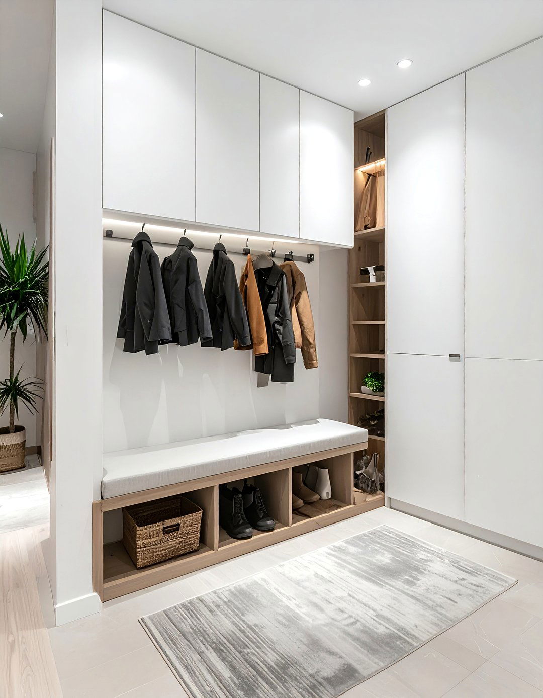 Modern Minimalist Design - 25 Boot Room Ideas for Organized Entryways