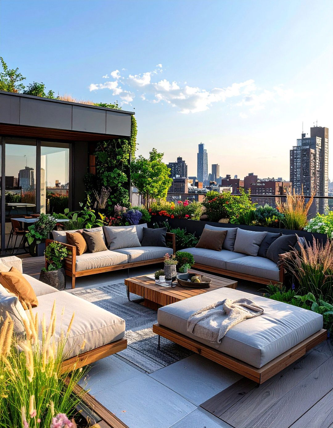 Modern Rooftop Terrace Design - 40 Patio Decor Ideas to Refresh Your Outdoor Space