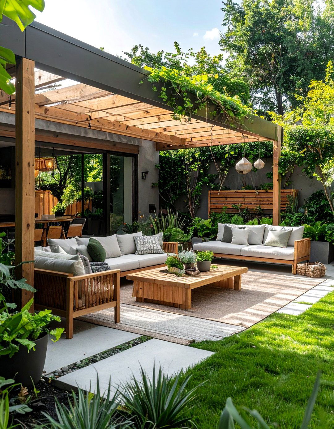 Modern Sustainable Patio Design - 40 Patio Decor Ideas to Refresh Your Outdoor Space