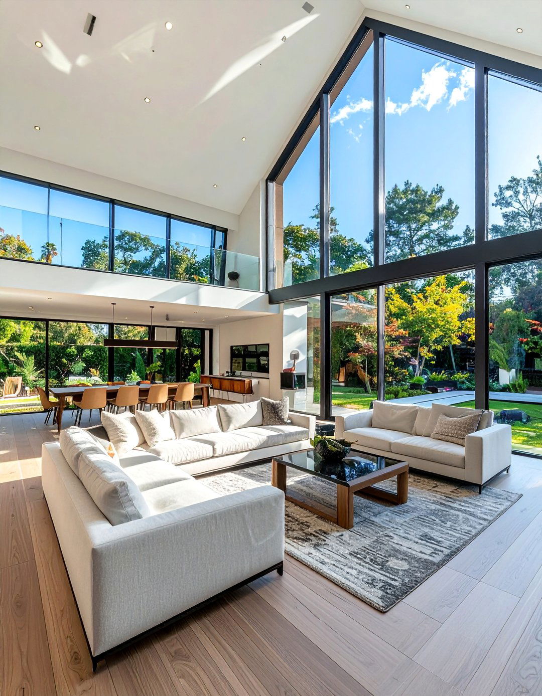 Modern Tudor with Large Glass Walls - 30 Modern Tudor Exterior Inspiration Ideas