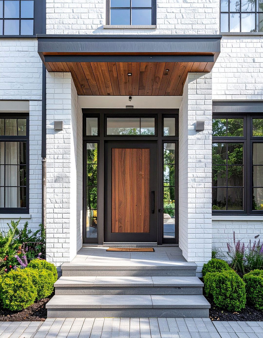 Modern Tudor with a Light Filled Entryway - 30 Modern Tudor Exterior Inspiration Ideas