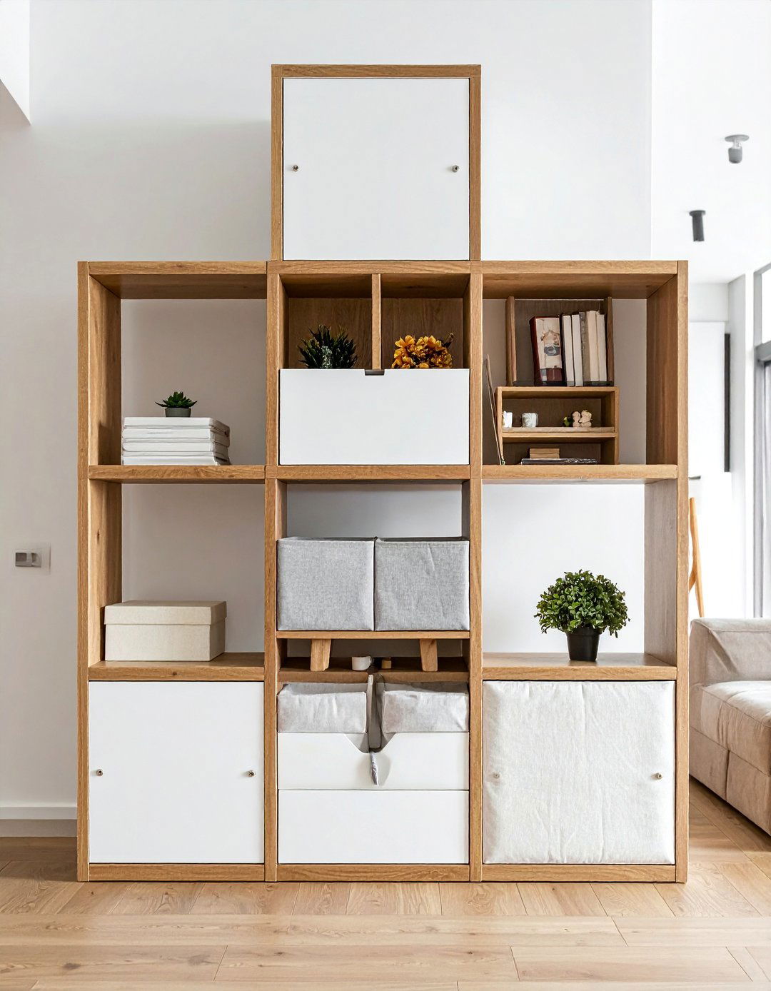 Modular Cube Storage Systems - 30 Living Room Storage Ideas to Maximize Your Space