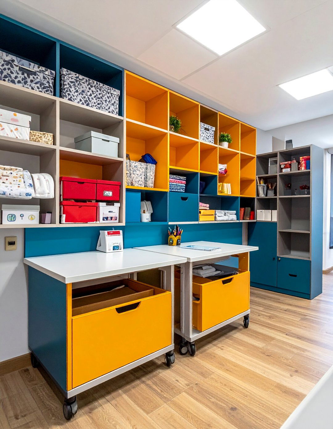 Modular Furniture System - 15 Sewing Room Ideas for Craft Enthusiasts