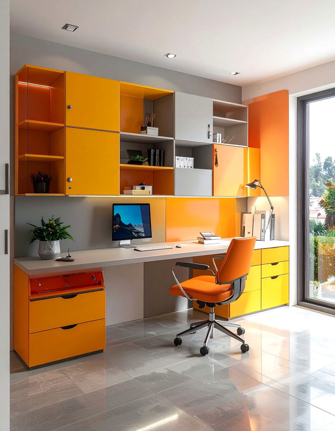 Modular Home Office Furniture - 40 Modern Home Office Ideas for a Productive Workspace
