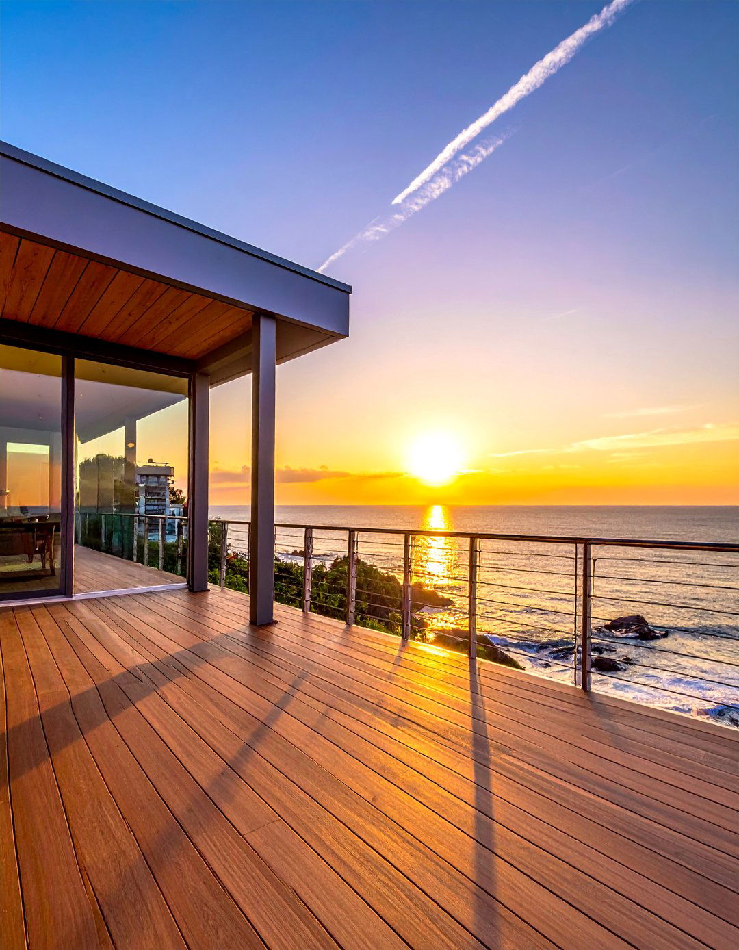 Modular Panel System - 30 Partially Covered Deck Ideas for Year-Round Enjoyment