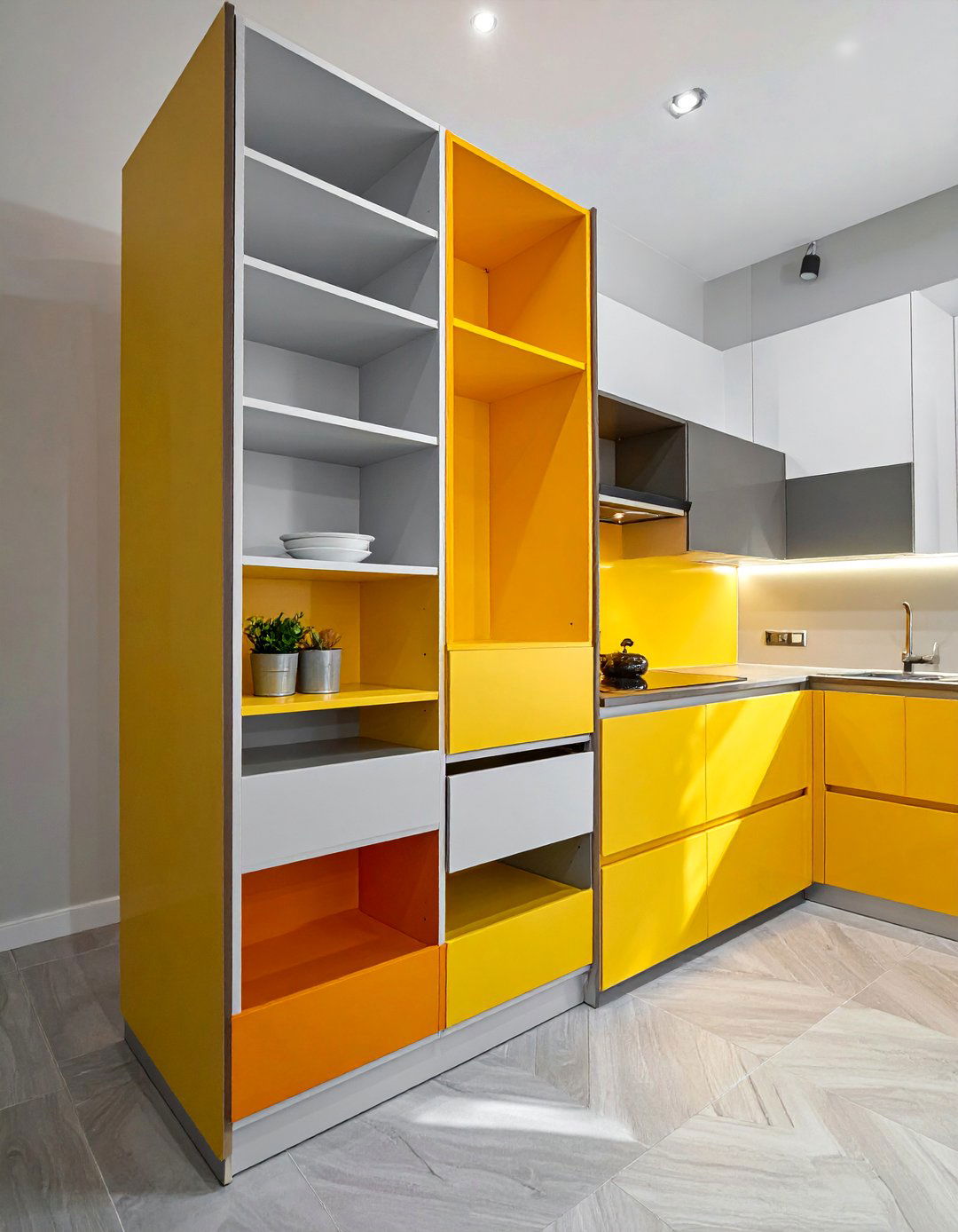 Modular Storage Components - 40 Modern Kitchen Ideas for a Sleek and Functional Space
