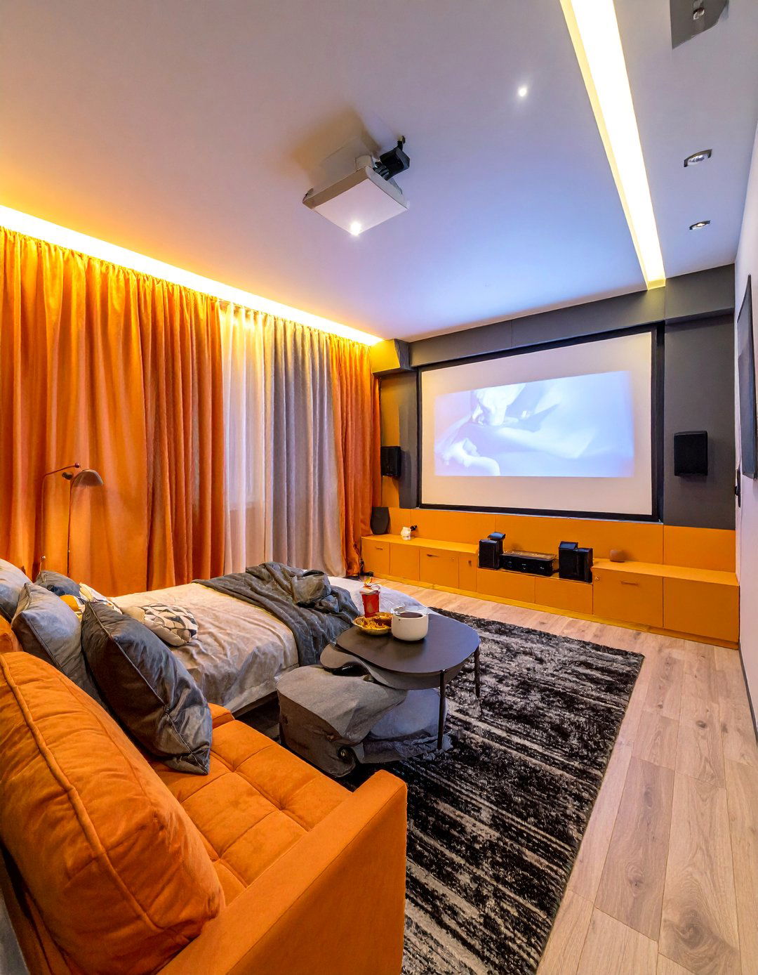 Movie Theater Experience - 40 Teen Hangout Room Ideas for a Fun and Relaxing Space