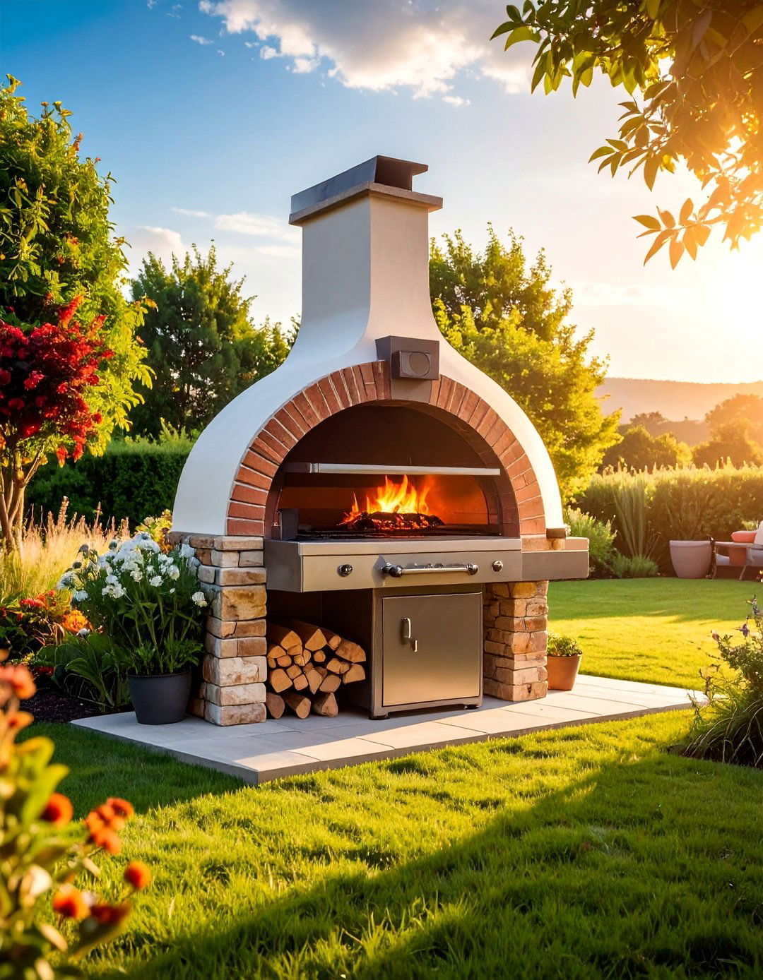 Multi Fuel Versatile Cooking Platform Systems - 20 Outdoor Pizza Oven Ideas for Backyard Fun