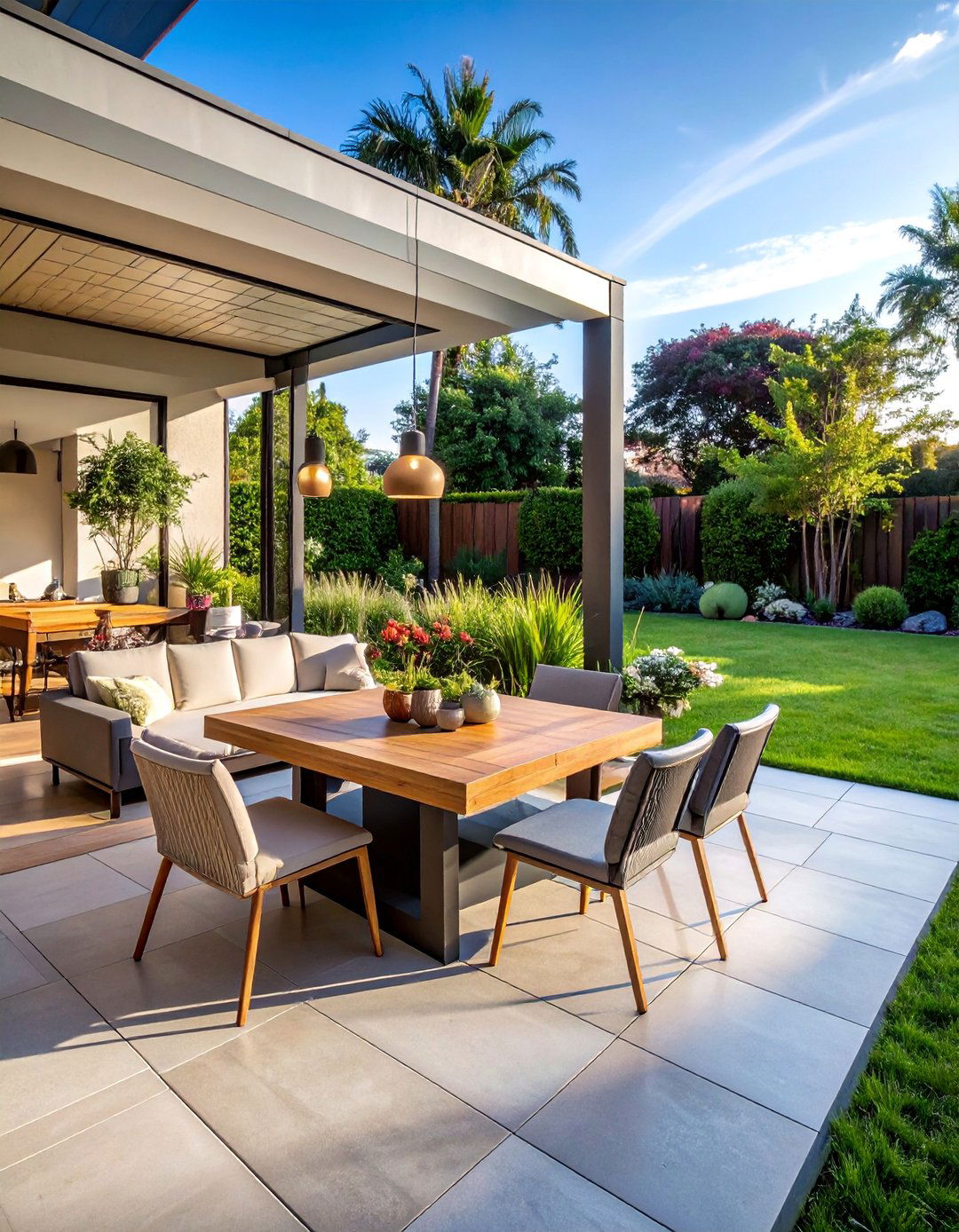Multi Functional Furniture Zones - 40 Small Backyard Ideas to Transform Your Outdoor Space