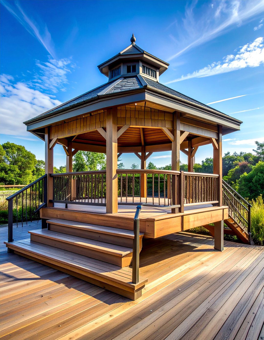 Multi Level Deck Gazebo - 40 Gazebo Design Ideas for a Beautiful Outdoor Space