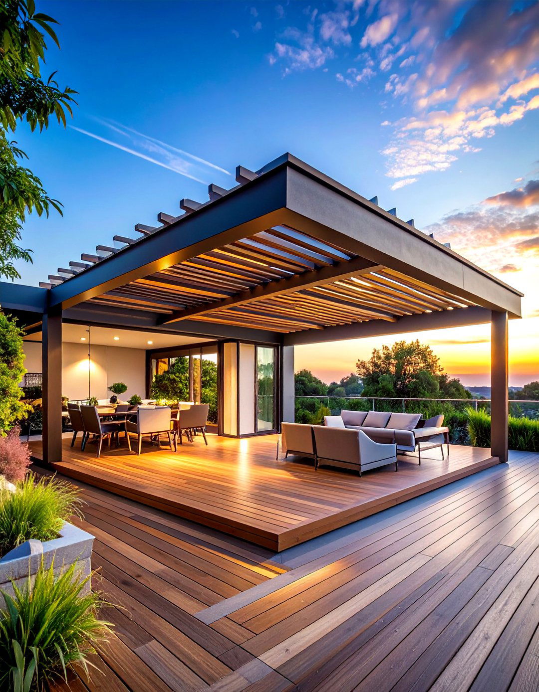 Multi Level Pergola Complex