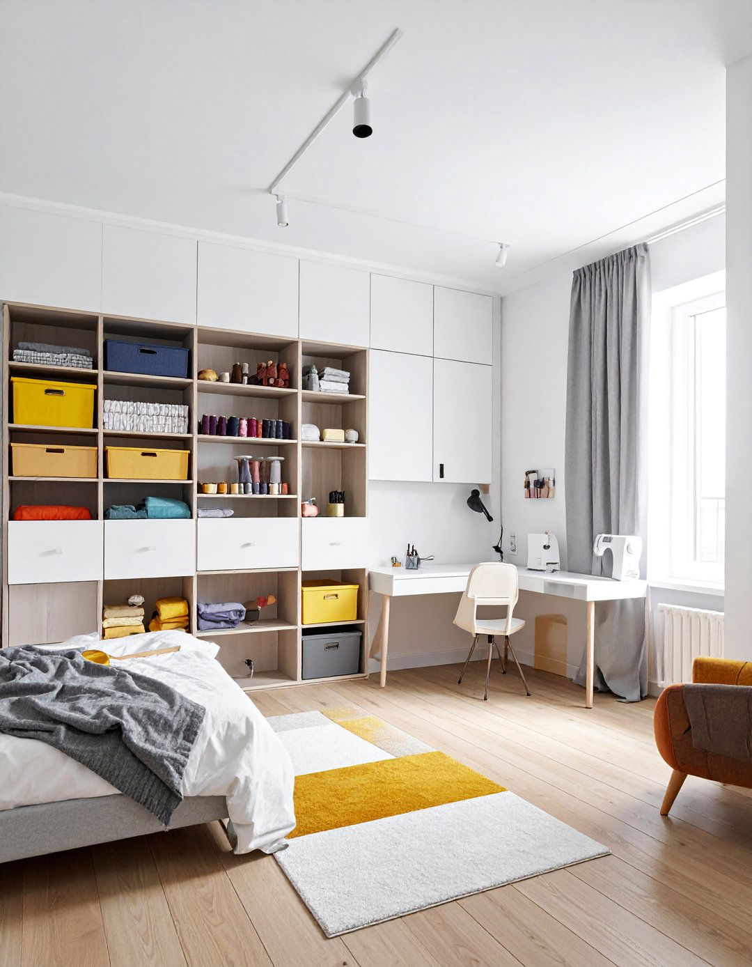 Multipurpose Bedroom Integration - 15 Sewing Room Ideas for Craft Enthusiasts