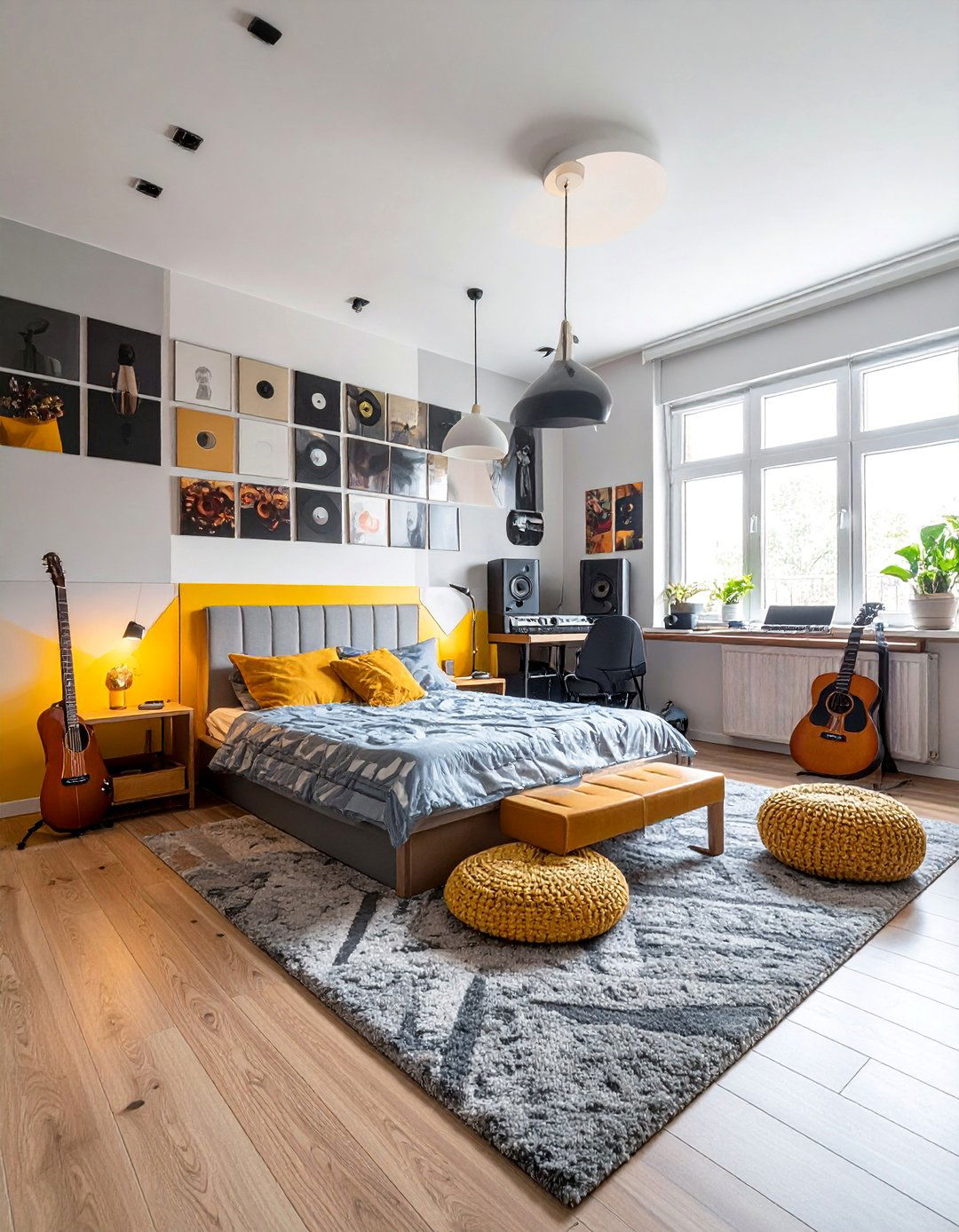 Music Lovers Recording Studio - 40 Teen Room Ideas for a Fun and Functional Space